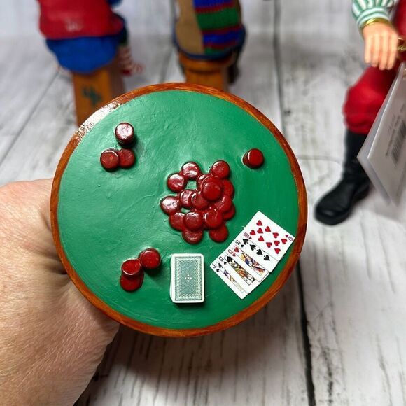 Clothique Possible Dreams NorthPole Hole 'Em Poker Card Santa Elf Reindeer 2005 - Picture 11 of 11